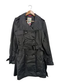 Tom Tailor Denim Prochowiec Damski, Rozmiar 40, czarny, Bawełna
