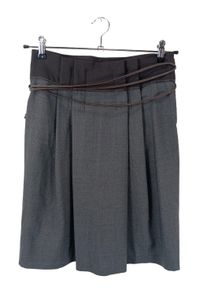 Gunex Gonna lavorata a maglia Donna, Taglia 36, grigio chiaro