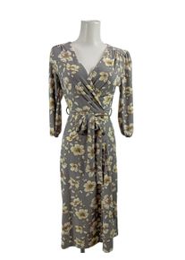 Monteau Los Angeles Summer Dress Women, Size 34, light grey