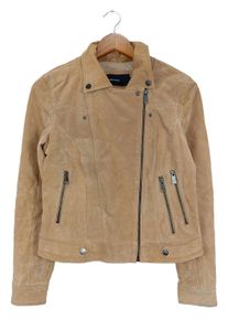 Véro Moda Vero Moda Skórzana kurtka Damski, Rozmiar 38, nude, Skóra