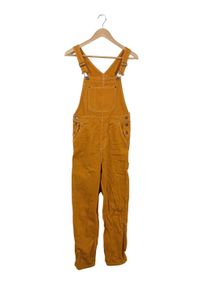MONKI Salopette denim Donna, Taglia 32, arancione chiaro, Cotone