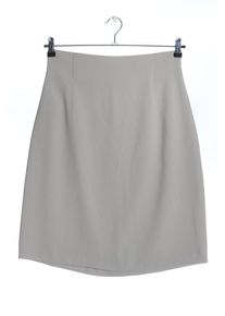 ivoire laurence Gonna a vita alta Donna, Taglia 40, grigio chiaro, Poliestere
