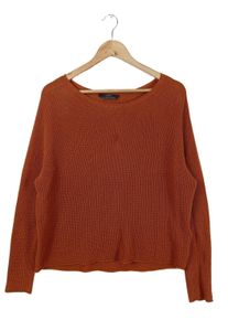 SET Sweter z okrągłym dekoltem Damski, Rozmiar 36, jasny pomarańczowy, Bawełna