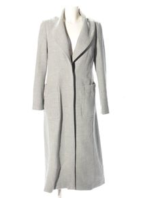 Intrend Cappotto lungo fino a terra Donna, Taglia 36, grigio chiaro