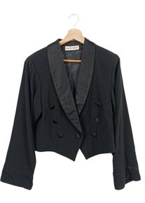 Black Dress Berlin Krótka marynarka Damski, Rozmiar 38, czarny, Włókno octanowe