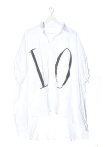 Royal Belle Blusa taglie forti Donna, One Size, bianco