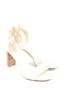 Nine West Sandały na obcasie Damski, Rozmiar 37, biały