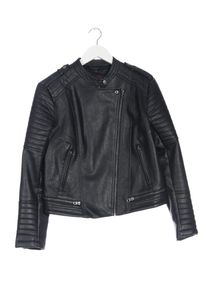 Pepe Jeans Kurtka z imitacji skóry Damski, Rozmiar 38, czarny, Poliuretan