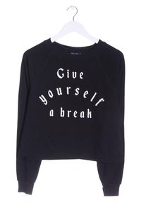 Bershka Bluza dresowa Damski, Rozmiar 36, czarny