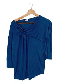 Dries Van Noten Maglia con scollo a cappuccio Donna, Taglia 36, blu, Modal