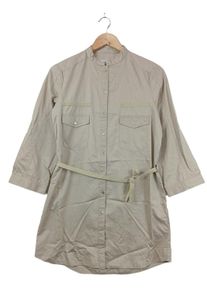 Zara Basic Koszulowa sukienka Damski, Rozmiar 36, w kolorze białej wełny, Bawełna
