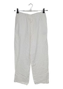 H&M H&M Lniane spodnie Damski, Rozmiar 36, biały