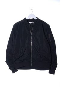 H&M H&M Krótka kurtka Damski, Rozmiar 32, czarny, Poliester