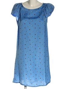 Zara Basic Sukienka z krótkim rękawem Damski, Rozmiar 38, w kolorze białej wełny