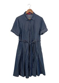 HUGO BOSS Jeansowa sukienka Damski, Rozmiar 42, niebieski, Bawełna