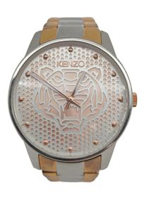 Kenzo Analog Watch Women, One Size, silver-colored