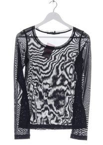 Beate Heymann Blusa trasparente Donna, Taglia 34, nero