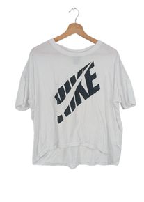 Nike Koszulka oversize Damski, Rozmiar 38, biały