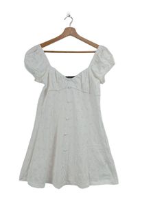 Asos Letnia sukienka Damski, Rozmiar 36, biały, Bawełna
