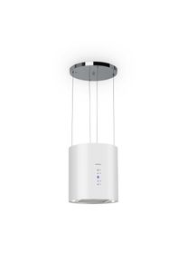 Klarstein Barett, sziget páraelszívó, Ø 35 cm, légkeringetés, 560 m³/ó, LED, aktívszén szűrő, fehér