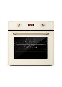 Klarstein Elizabeth, vstavaná rúra, retro dizajn, 6 funkcií, 50 – 250 °C, krémová