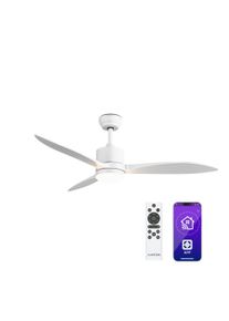 Klarstein SkyBreeze Smart mennyezeti ventilátor, Beltéri és kültéri használat, Intelligens vezérlés, IP44, 40 dB