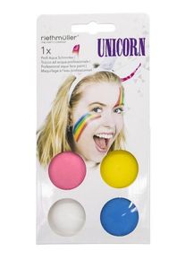 Amscan Set trucco Unicorn Aqua 4 pezzi