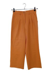 Urban Outfitters Pantalone a pieghe Donna, Taglia 36, arancione chiaro, Poliestere