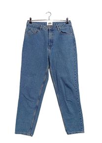 Zara Jeansy z wysokim stanem Damski, Rozmiar 40, niebieski, Bawełna