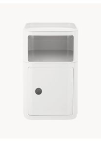 Kartell Szafka Componibili, 2 moduły Biały Tworzywo sztuczne S 38 x W 64 cm