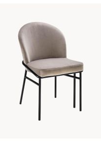 Eichholtz Sillas de comedor de terciopelo Willis, 2 uds.