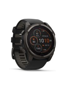 Garmin Smartwatch Fenix 8 - 51 mm Solar Sapphire Graphit Carbongrau Titan DLC