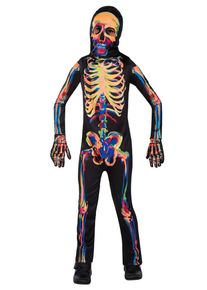 Amscan Costume de Squelette fluo pour enfant