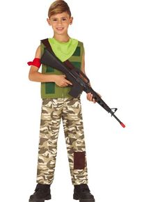 Game Soldier child costume
