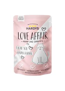 Hardys LOVE AFFAIR 12 x 100 g pour chat – poulet, crevettes