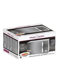 ProfiCook PC-MWG 1176 H - microwave oven with convection and grill - freestanding - silver