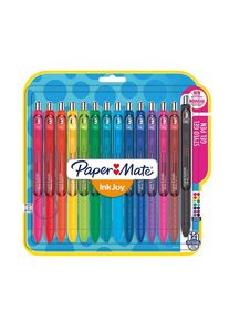 Paper Mate InkJoy Gelstifte | mittlere Spitze (0,7mm) | sortierte Farben | 14 Stück