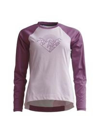 Zimtstern Women's Pureflowz Shirt L/S Cycling jersey Women (M, purple)