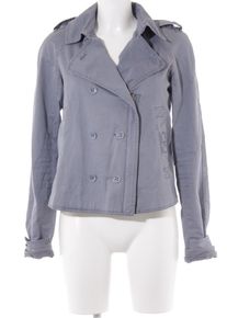 Calvin Klein Jeans Marynarska kurtka Damski, Rozmiar 36, szary niebieski, Bawełna
