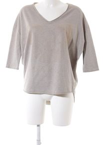 AnnaEffe Sweter oversize Damski, beżowy, Etykieta materiału została usunięta
