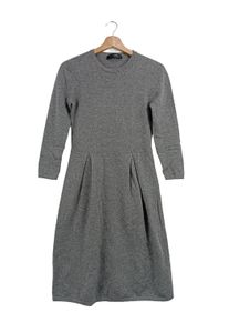 Hallhuber Vestito di lana Donna, Taglia 34, grigio