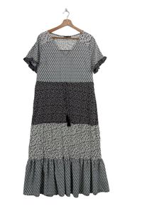 Smashed Lemon Summer Dress Women, Size 38, light grey