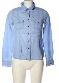 Pepe Jeans Camicia a maniche lunghe Donna, Taglia 34, blu, Cotone