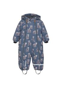 Minymo Kid's Snow Suit AOP Overall Kids (86, blue/grey)