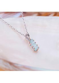 Holzkern Necklaces Women Or Rose et Aigue-Marine