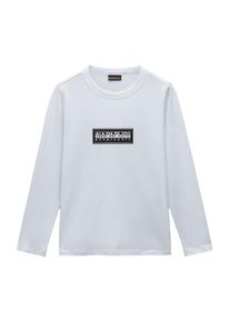 Napapijri, Piger, Shirts 'S-CHAMOIS', Sort / Hvid, Størrelse 6