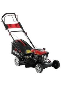 Benzin-Rasenm&auml;her mit Radantrieb GeoTech S46-150 BMSG - 4 in 1 - 46 cm Schnittbreite
