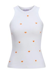 Jack & Jones JJXX Dames Top 'JXForest' donkeroranje / wit XS