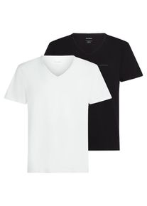 K by KARL LAGERFELD Karl Lagerfeld Heren Onderhemd zwart / wit XL