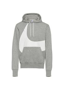 Nike Sportsweatshirt Herren graumeliert / weiß Größe M